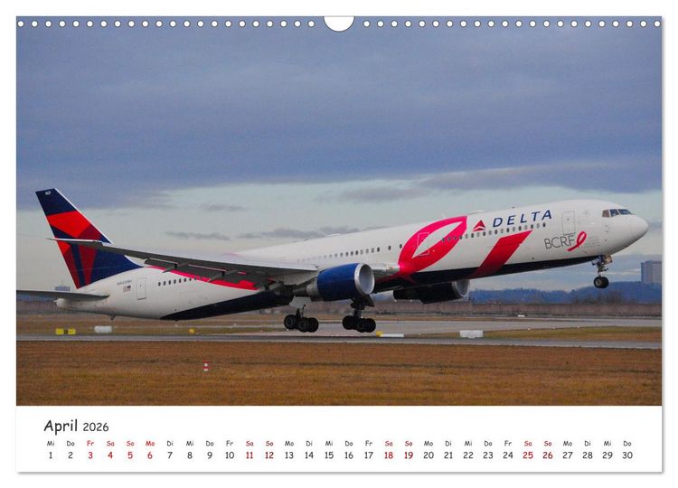 Produktbild: Besondere Flugzeugtypen (Wandkalender 2026 DIN A3 quer), CALVENDO Monatskalender
