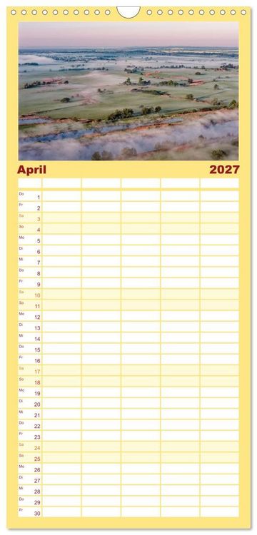 Produktbild: Familienplaner 2027 - Nationalpark Unteres Odertal mit 5 Spalten (Wandkalender, 21 x 45 cm) CALVENDO