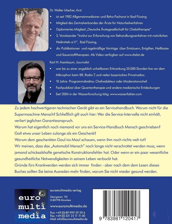 Produktbild: Service Handbuch Mensch