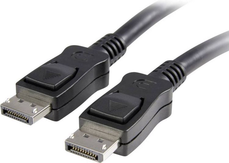 Produktbild: Manhattan DisplayPort Anschlusskabel DisplayPort Stecker, DisplayPort Stecker 1.00 m Schwarz 306935-CG DisplayPort-Kabel