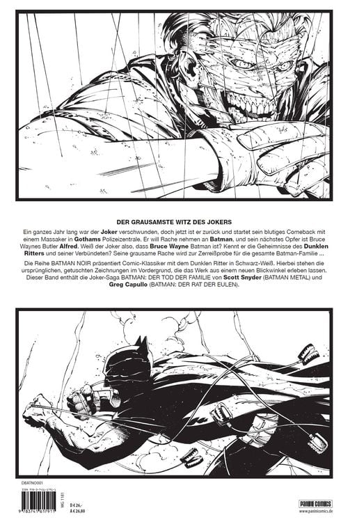 Produktbild: Batman Noir: Der Tod der Familie