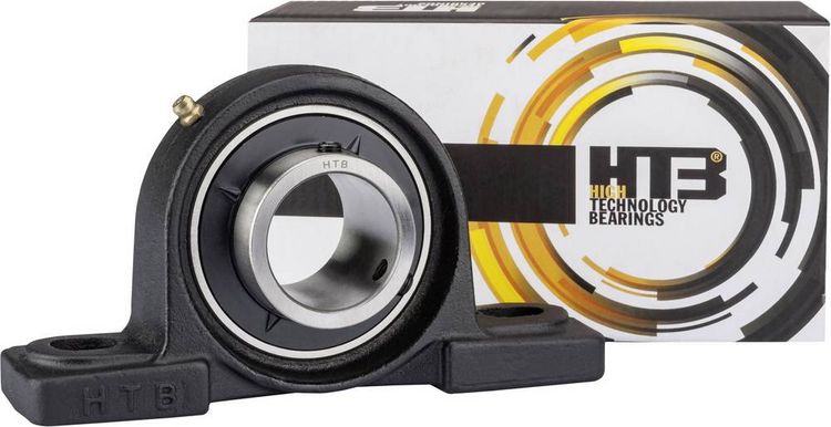 Produktbild: HTB UCP 204 Stehlager Grauguss Bohrungs-&Oslash; 20mm Lochabstand 96mm