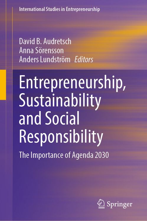 Produktbild: Entrepreneurship, Sustainability and Social Responsibility