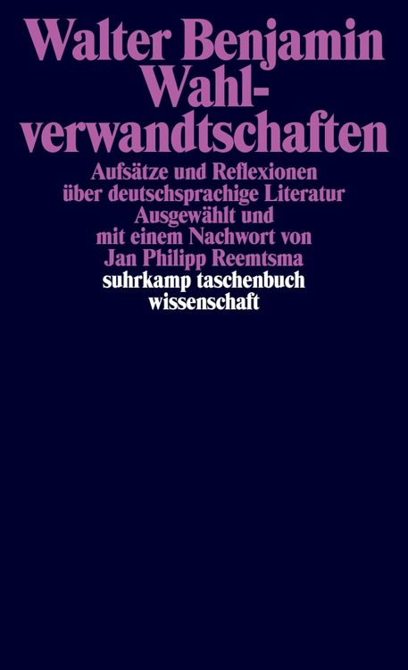 Produktbild: Wahlverwandtschaften