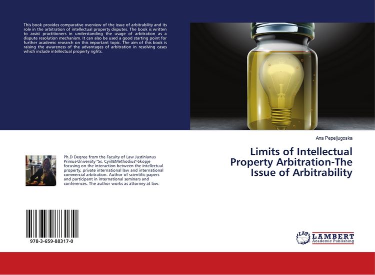 Produktbild: Limits of Intellectual Property Arbitration-The Issue of Arbitrability