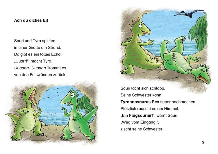 Produktbild: Lesel&ouml;wen 2. Klasse - Dinosauriergeschichten