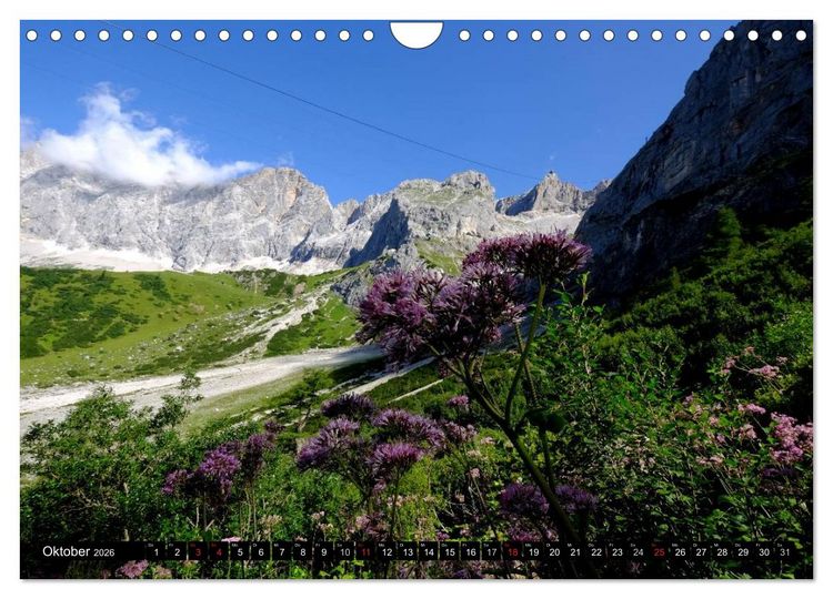 Produktbild: Sommer am Dachstein (Wandkalender 2026 DIN A4 quer), CALVENDO Monatskalender