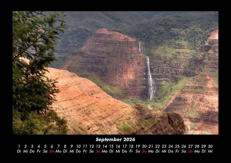 Produktbild: Wasserf&auml;lle 2026 Fotokalender DIN A3