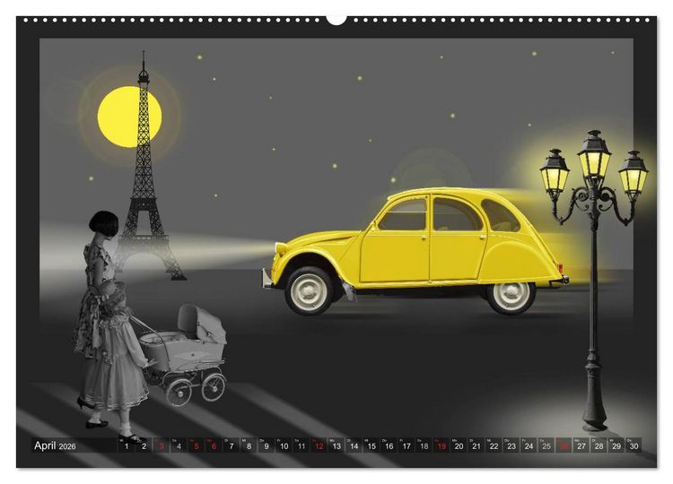 Produktbild: Oldtimer auf Reisen (hochwertiger Premium Wandkalender 2026 DIN A2 quer), Kunstdruck in Hochglanz