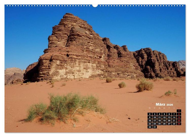 Produktbild: Jordanien. K&ouml;nigreich in der W&uuml;ste (Wandkalender 2026 DIN A2 quer), CALVENDO Monatskalender