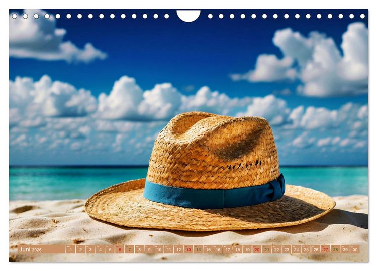 Produktbild: Sehnsucht Strandparadies (Wandkalender 2026 DIN A4 quer), CALVENDO Monatskalender