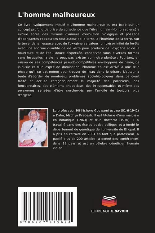 Produktbild: L'homme malheureux