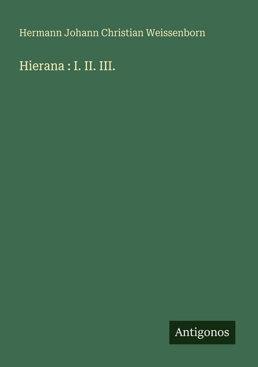 Produktbild: Hierana : I. II. III.