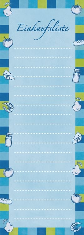 Produktbild: Einkaufsblock (Einkaufsliste)