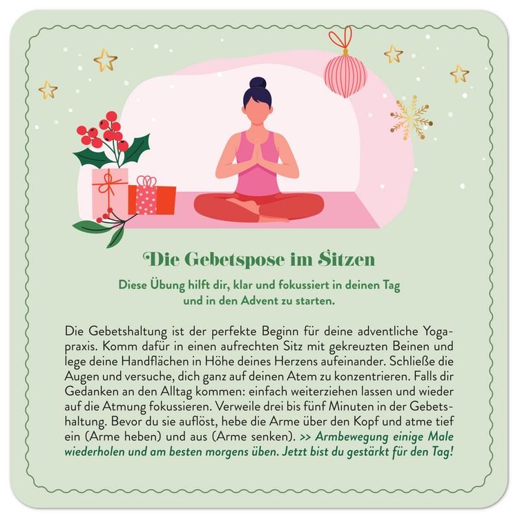 Produktbild: 24 x Yoga - Entspannt durch den Advent