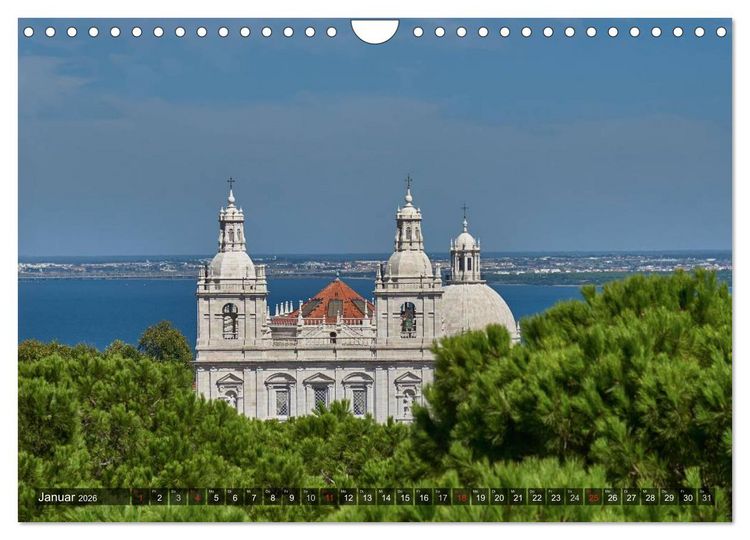 Produktbild: Portugal - Bilder dreier St&auml;dte (Wandkalender 2026 DIN A4 quer), CALVENDO Monatskalender