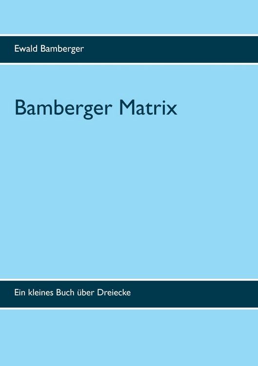 Produktbild: Bamberger Matrix