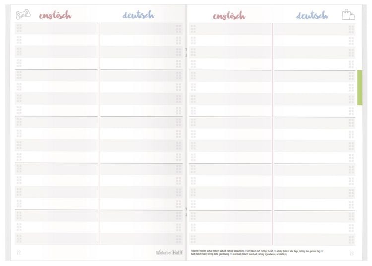 Produktbild: Vokabel-H&auml;fft A5 Englisch