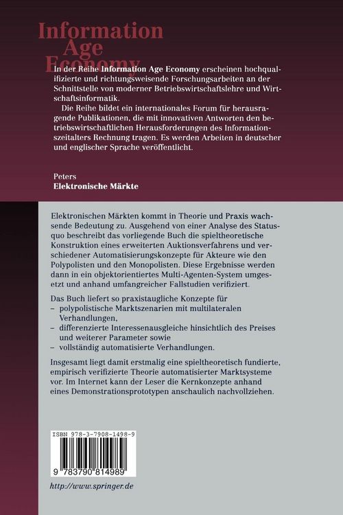 Produktbild: Elektronische M&auml;rkte