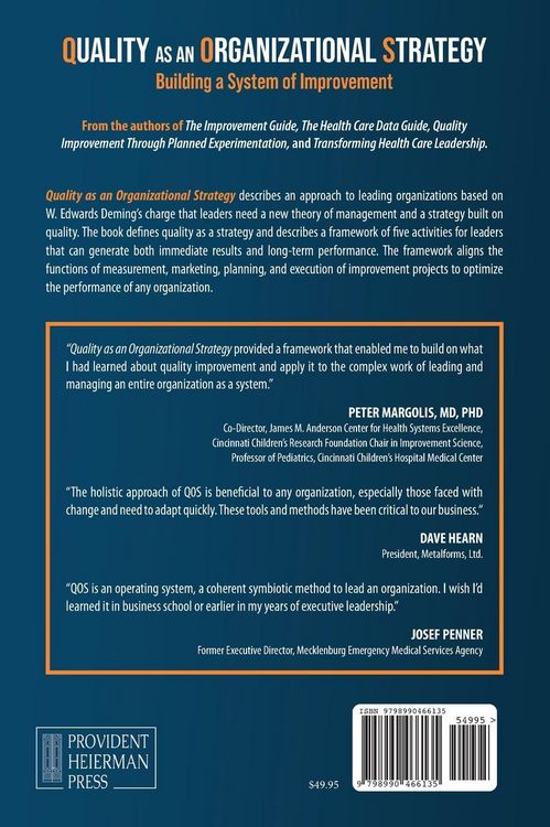 Produktbild: Quality as an Organizational Strategy
