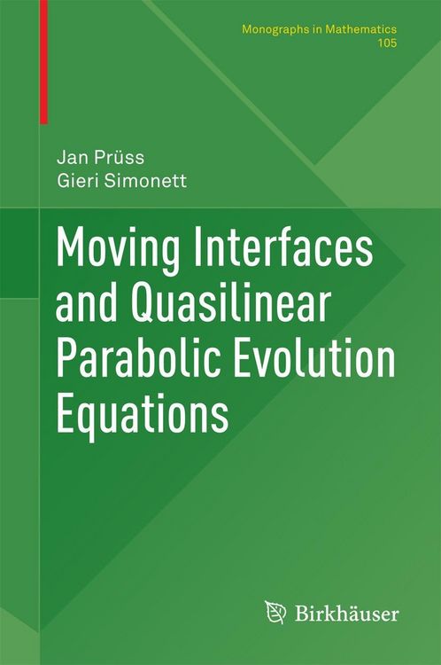Produktbild: Moving Interfaces and Quasilinear Parabolic Evolution Equations