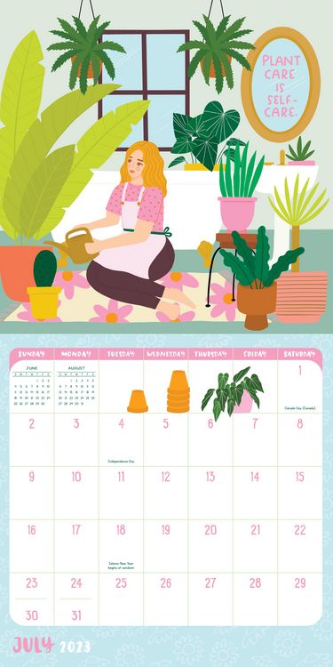 Produktbild: Plant Lady Wall Cal 2023