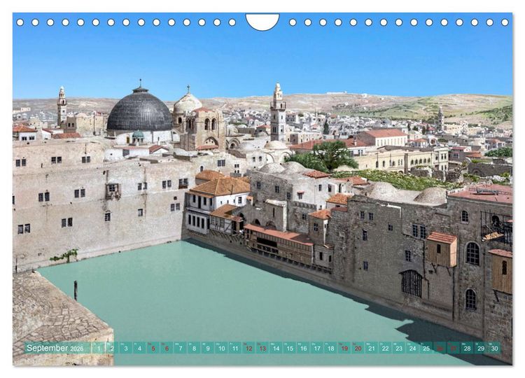 Produktbild: Altes Jerusalem um das Jahr 1900 - Fotos neu restauriert und koloriert (Wandkalender 2026 DIN A4 quer), CALVENDO Monatskalender