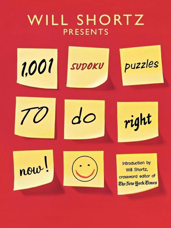 Produktbild: Will Shortz Presents 1,001 Sudoku Puzzles to Do Right Now