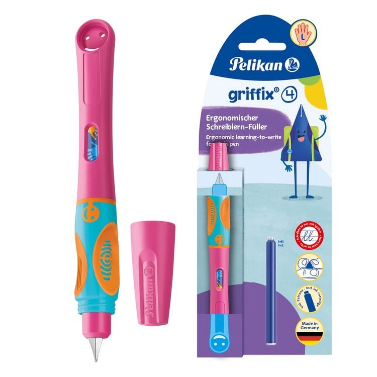 Produktbild: Pelikan F&uuml;ller griffix LH L lovely pink Blister