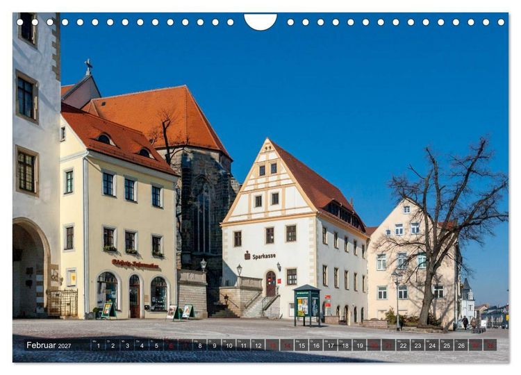 Produktbild: Unterwegs in Oschatz (Wandkalender 2027 DIN A4 quer), CALVENDO Monatskalender