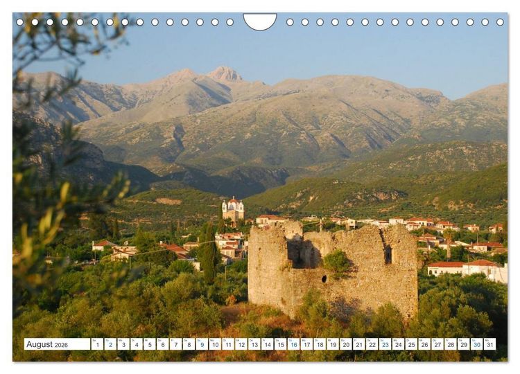 Produktbild: Peloponnes - Der S&uuml;den (Wandkalender 2026 DIN A4 quer), CALVENDO Monatskalender