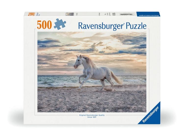 Produktbild: Erwachsenenpuzzle 500 Teile - Pferd am Strand