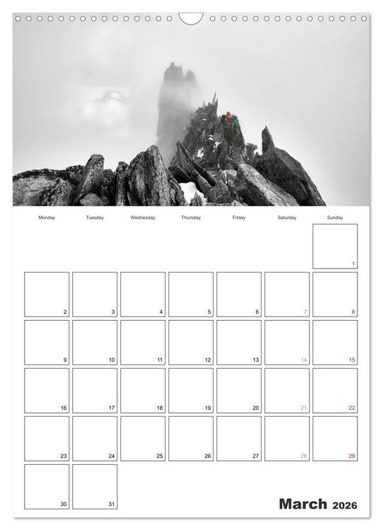 Produktbild: EXPLORING ALPS (Wall Calendar 2026 DIN A3 portrait), CALVENDO 12 Month Wall Calendar