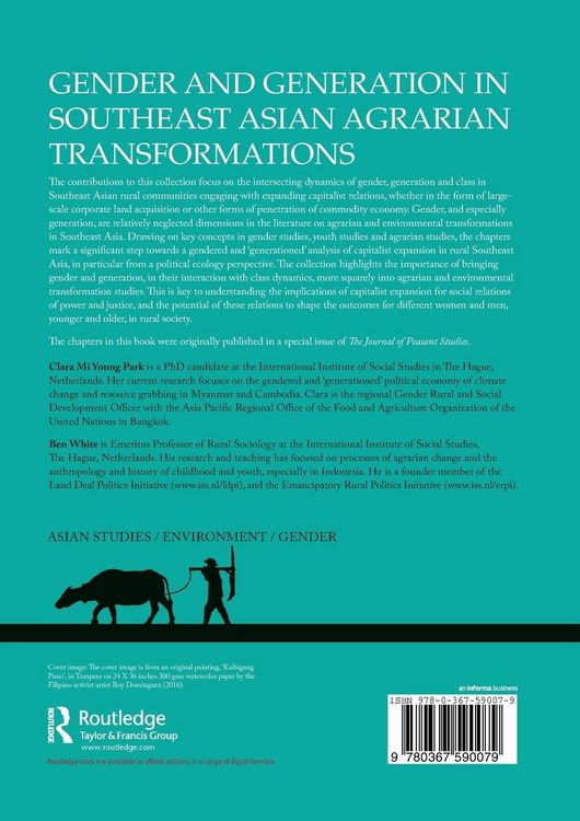 Produktbild: Gender and Generation in Southeast Asian Agrarian Transformations