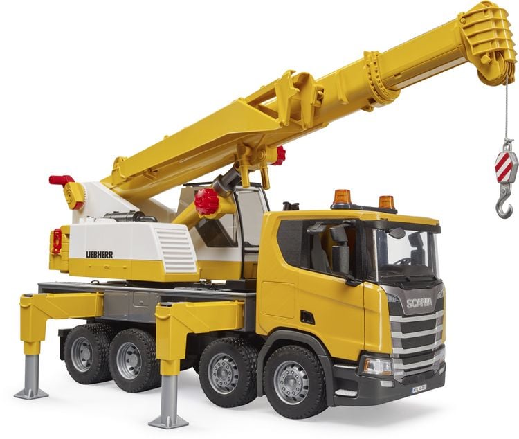 Produktbild: bruder 03571 Scania Super 560R Liebherr Kran-LKW mit L+S Modul