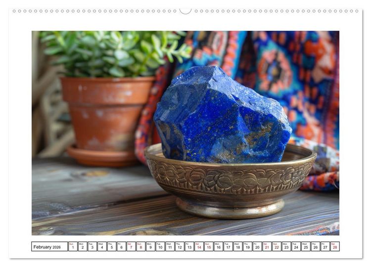 Produktbild: Shining Semi-Precious Stones (Wall Calendar 2026 DIN A2 landscape), CALVENDO 12 Month Wall Calendar