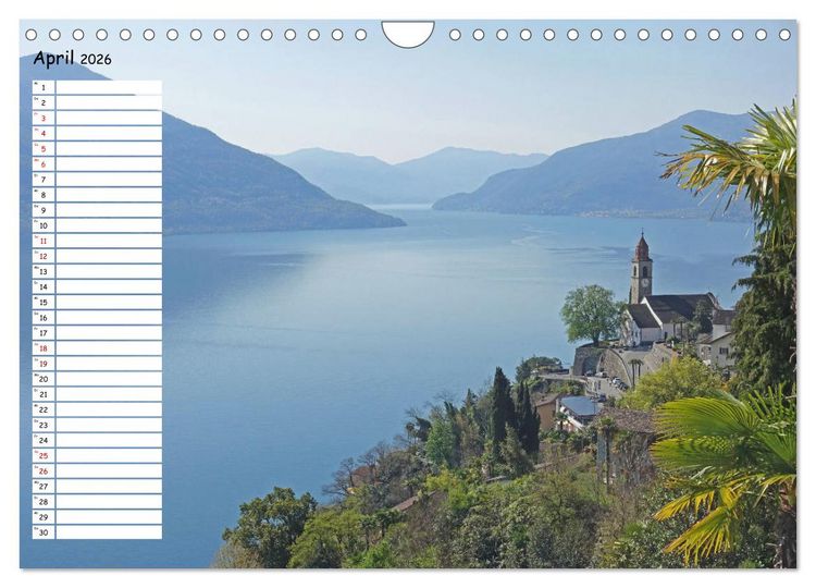 Produktbild: Einsame Natur - Terminkalender (Wandkalender 2026 DIN A4 quer), CALVENDO Monatskalender