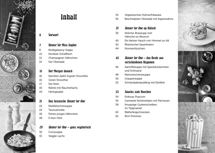 Produktbild: Dinner for One &ndash; Das Kochbuch