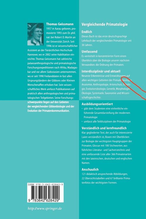 Produktbild: Vergleichende Primatologie