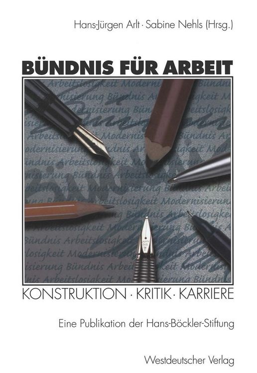 Produktbild: B&uuml;ndnis f&uuml;r Arbeit