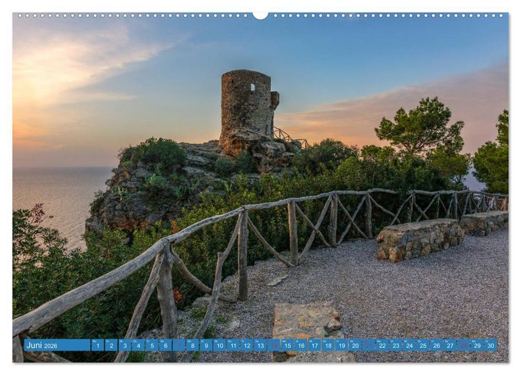 Produktbild: Mallorca, Sehnsuchtsinsel im Mittelmeer (hochwertiger Premium Wandkalender 2026 DIN A2 quer), Kunstdruck in Hochglanz