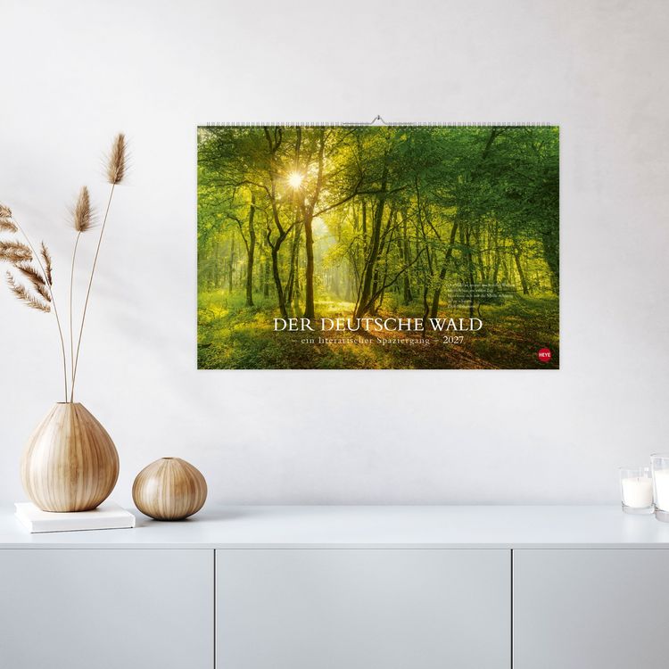 Produktbild: Der deutsche Wald - Ein literarischer Spaziergang Kalender 2027 - Ein literarischer Spaziergang
