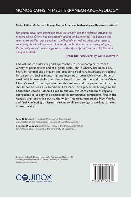 Produktbild: Regional Approaches to Society and Complexity