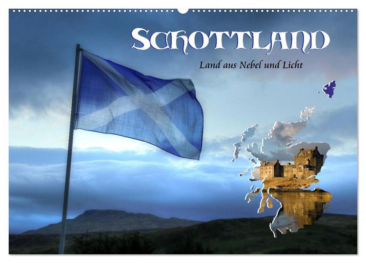Produktbild: Schottland - Land aus Nebel und Licht (Wandkalender 2026 DIN A2 quer), CALVENDO Monatskalender
