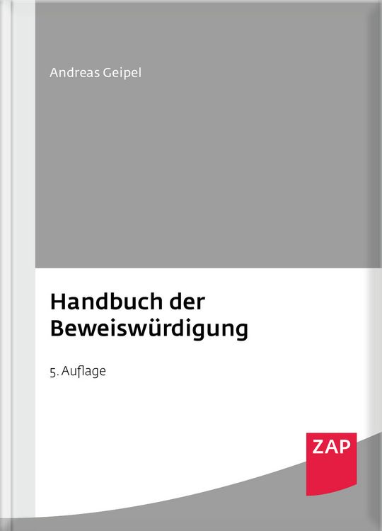 Produktbild: Handbuch der Beweisw&uuml;rdigung