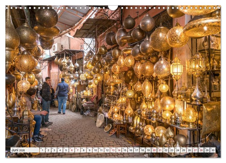 Produktbild: Marokko - Marrakesch (Wandkalender 2026 DIN A3 quer), CALVENDO Monatskalender