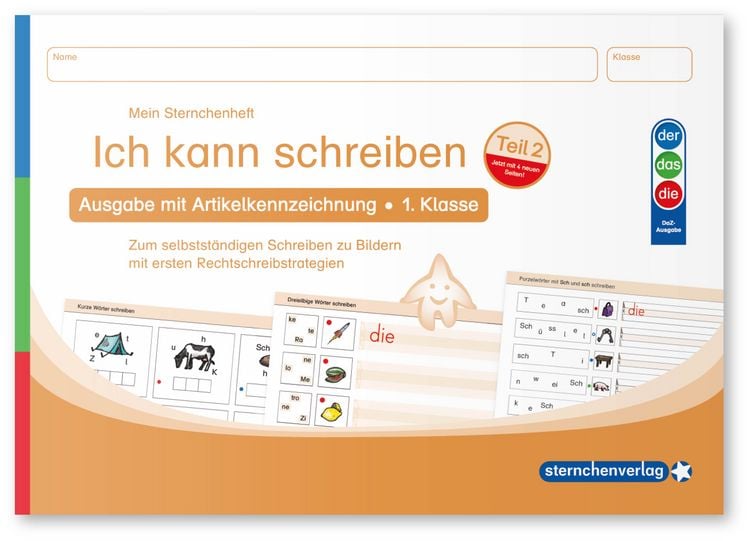 Produktbild: Ich kann schreiben Teil 1 und 2 im Set - Ausgabe mit Artikelkennzeichnung (DaZ) - Sch&uuml;lerarbeitshefte f&uuml;r die 1. Klasse