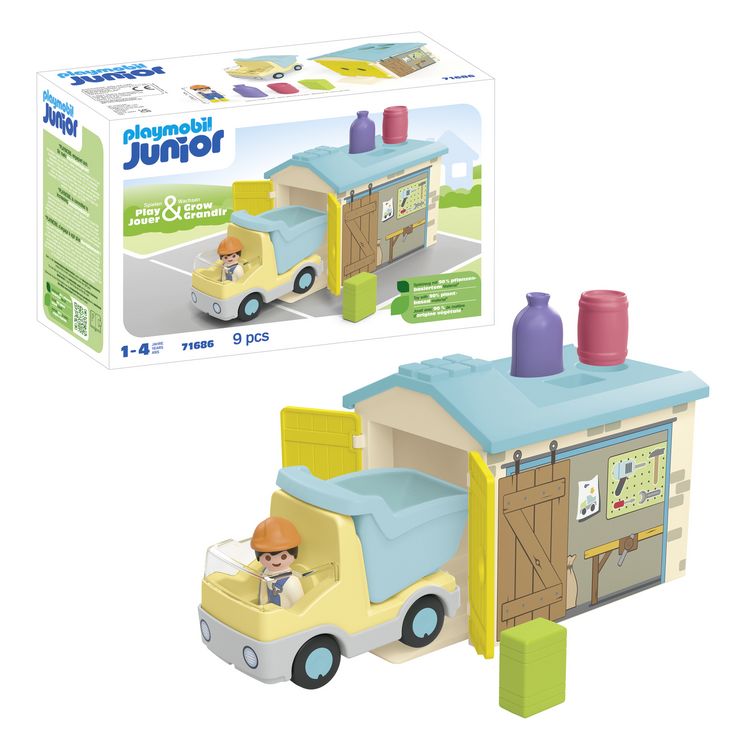 Produktbild: 71686 JUNIOR LKW mit Sortiergarage