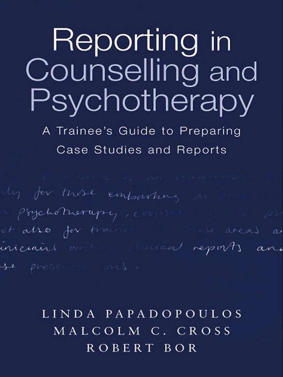 Produktbild: Reporting in Counselling and Psychotherapy