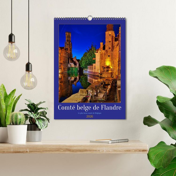 Produktbild: Comt&eacute; belge de Flandre (Calendrier mural 2026 DIN A3 horizontal), CALVENDO calendrier mensuel